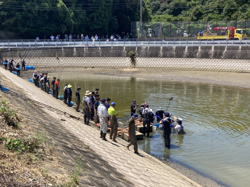 ９月２２日（日）放送のテレビ東京系列『緊急SOS！池の水ぜんぶ抜く大作戦スペシャル』の撮影を宇部市で行いました！